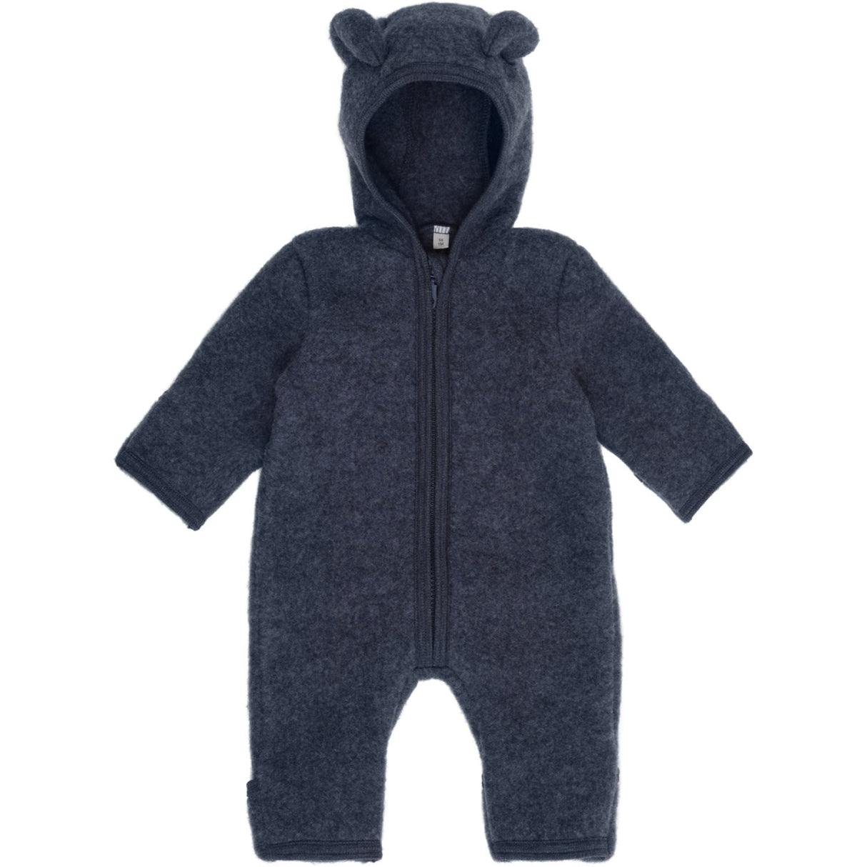 Huttelihut Ombre Blue Melange Klapvogn Drakt Ears Ull Fleece