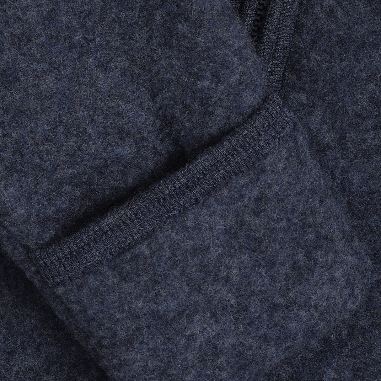 Huttelihut Ombre Blue Melange Klapvogn Drakt Ears Ull Fleece