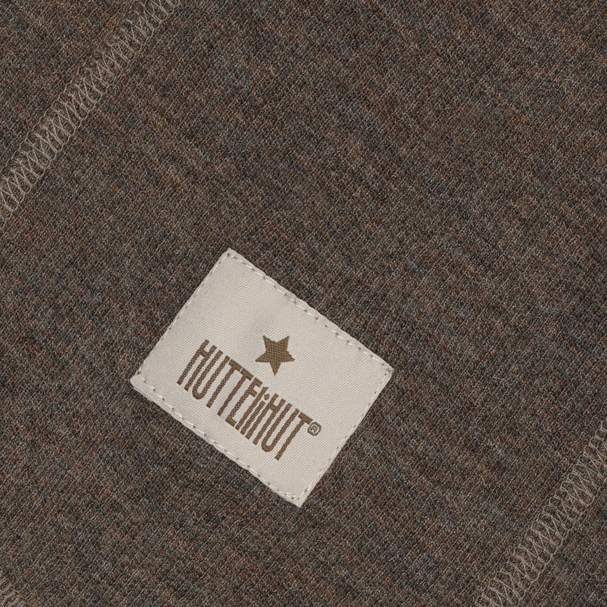 Huttelihut Brown Melange Elefantlue Ull Rib