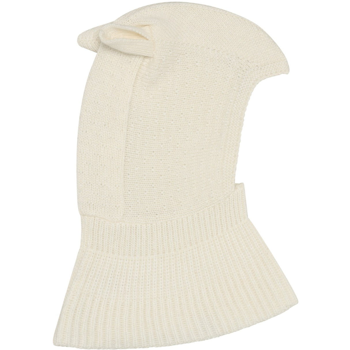 Huttelihut Off-White Elefantlue Ears Ull Strikk