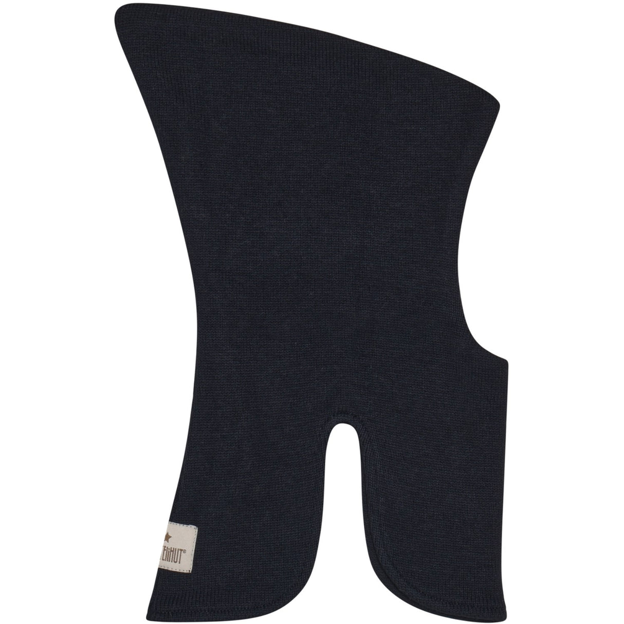 Huttelihut Dark Navy Elefantlue Ull Strikk Windstop