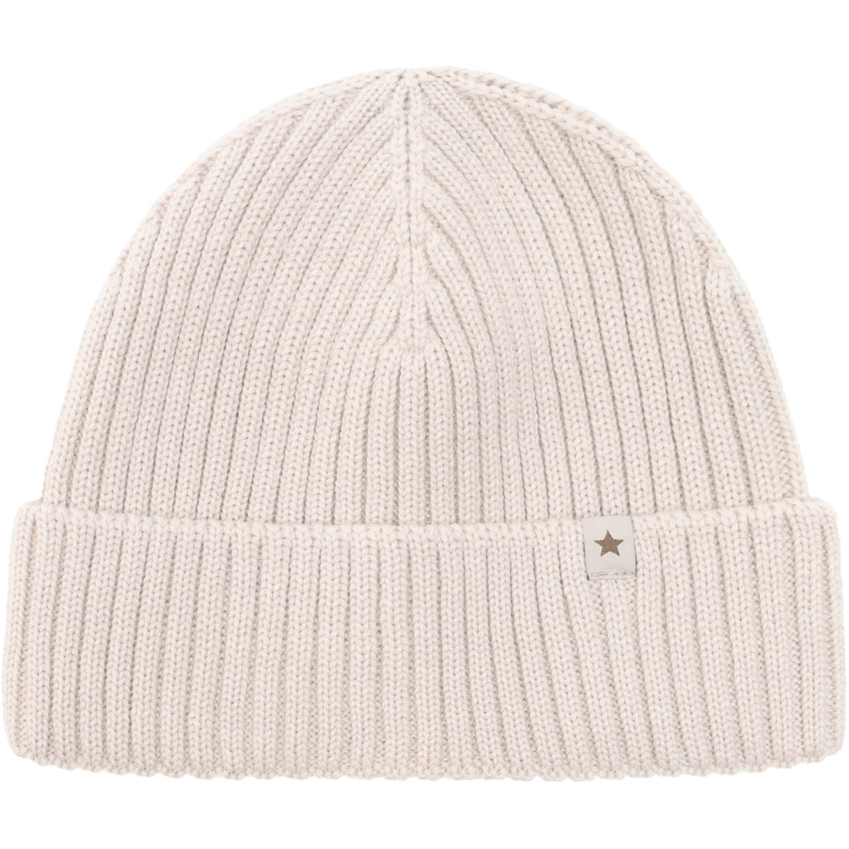 Huttelihut Sand Melange Beanie Ull Strikk