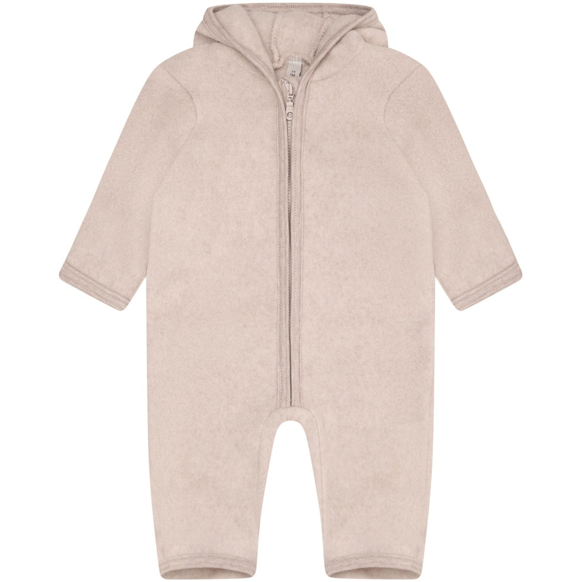 Huttelihut Camel Melange Klapvogn Drakt Ears Bomull Fleece