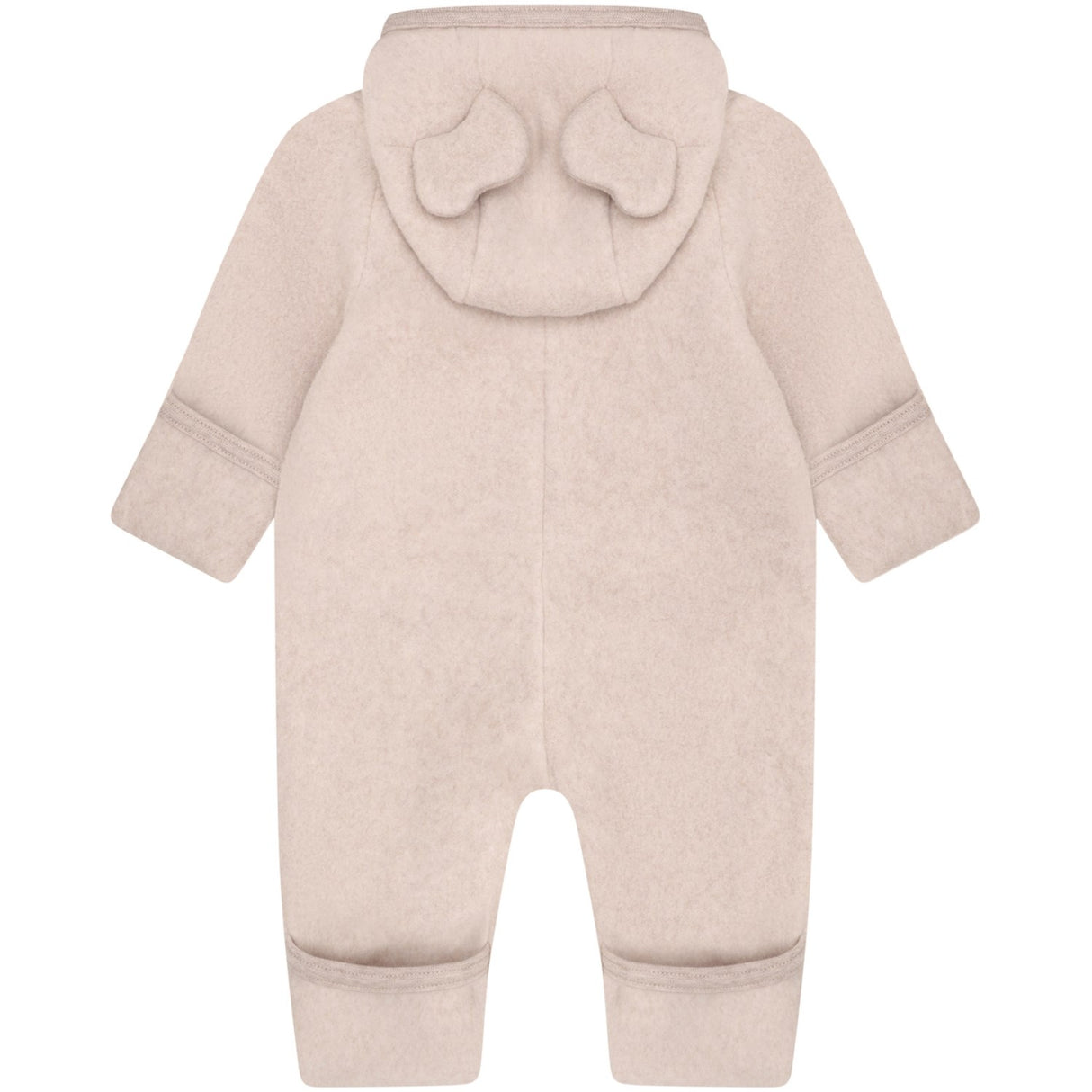 Huttelihut Camel Melange Klapvogn Drakt Ears Bomull Fleece