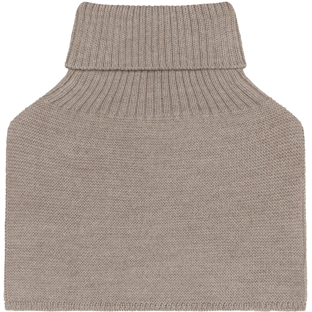 Huttelihut Camel Melange Neck Warmer Ull Strikk