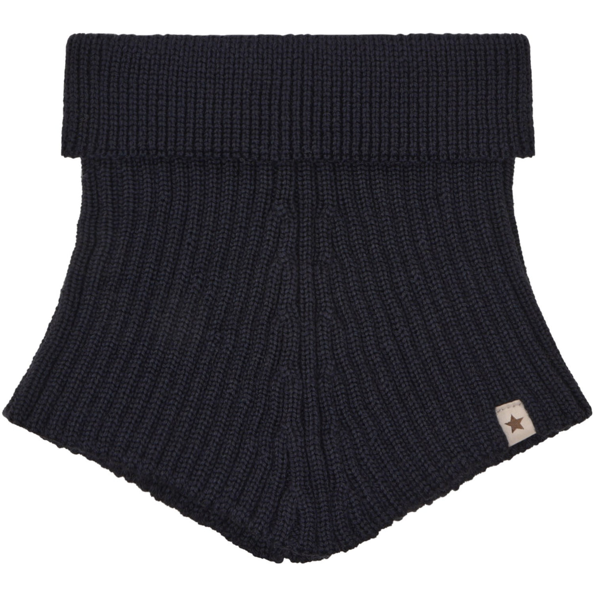 Huttelihut Dark Navy Neck Warmer Ull Strikk