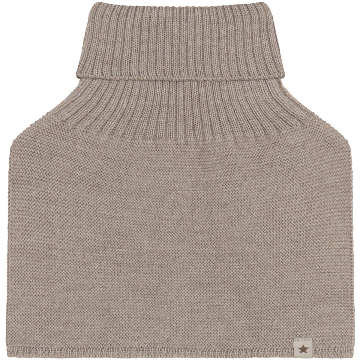 Huttelihut Camel Melange Neck Warmer Ull Strikk