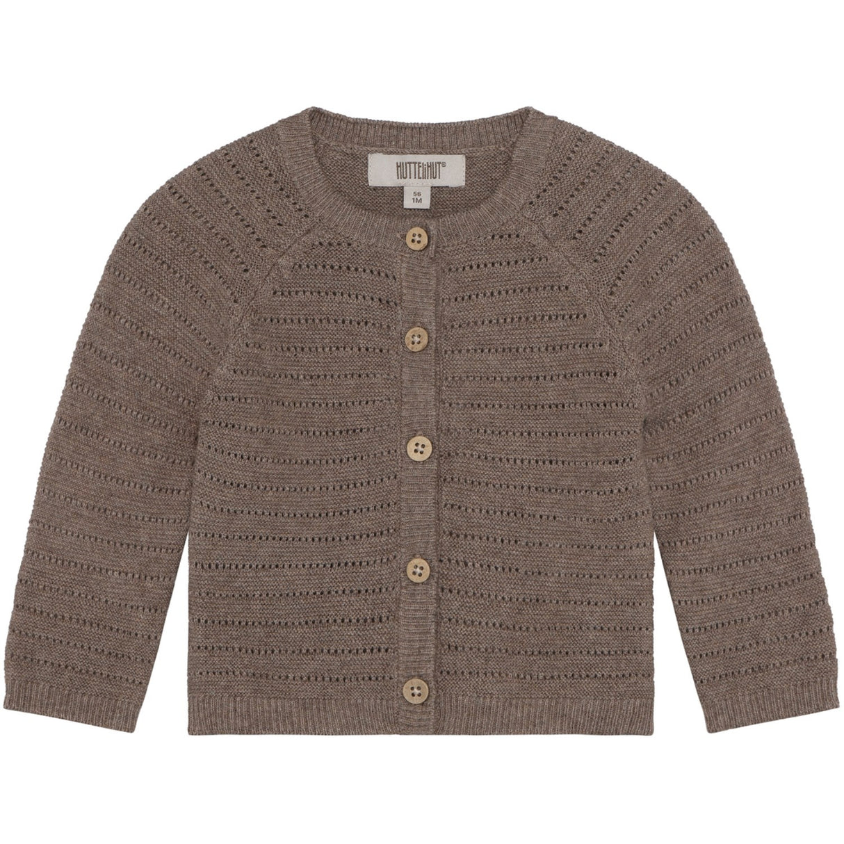 Huttelihut Cinder Melange Cardigan Strikk M/ Ull