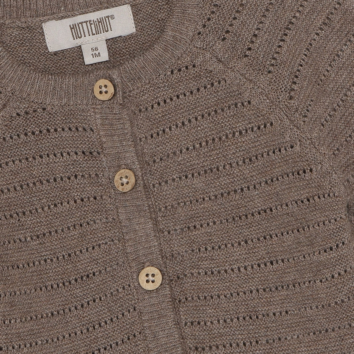 Huttelihut Cinder Melange Cardigan Strikk M/ Ull