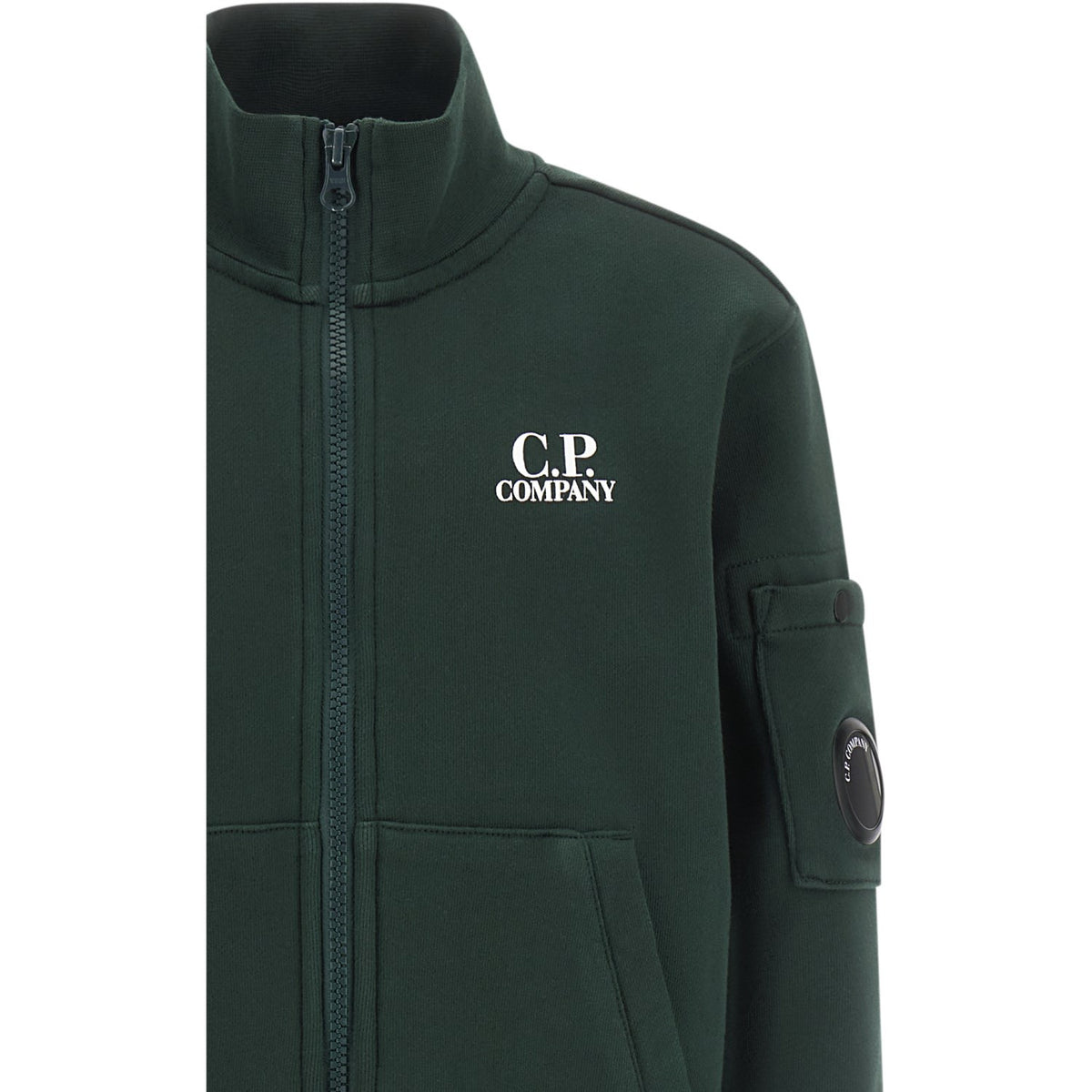 C.P. Company Black Zipped Collegegenser