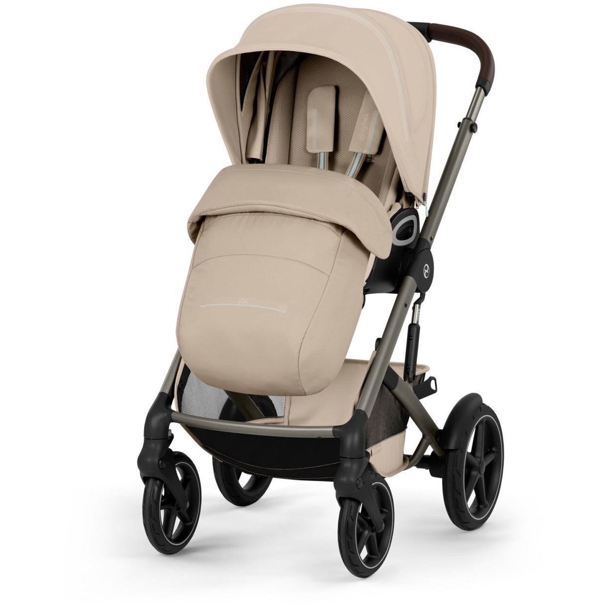 Cybex Almond Beige Talos S Lux Tpe Inklusiv Foldbar Cot