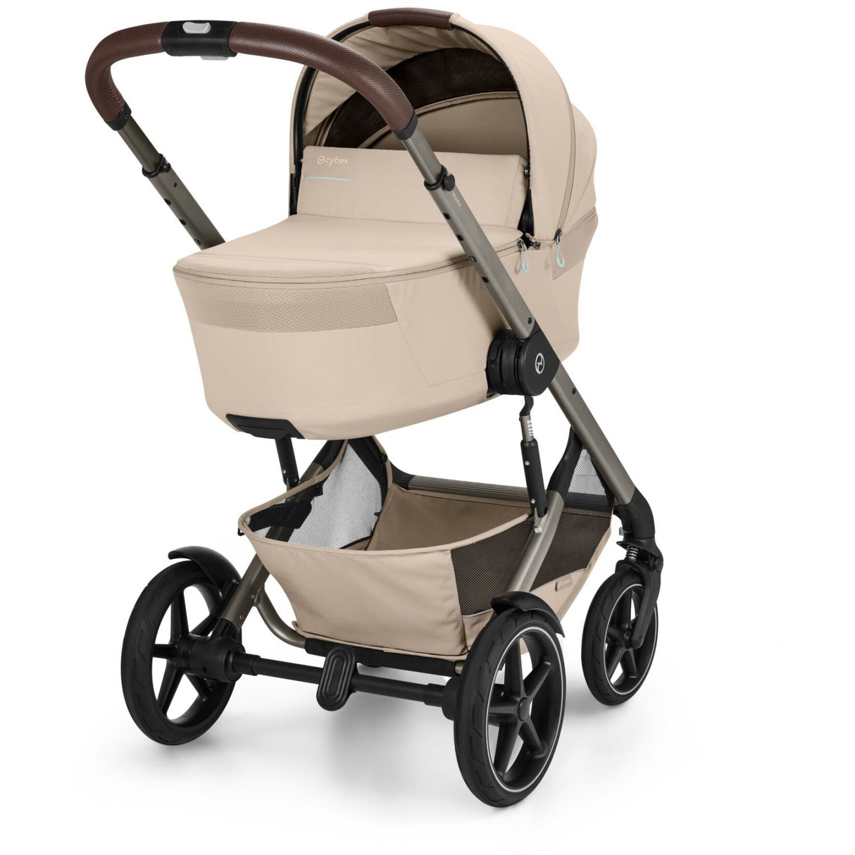 Cybex Almond Beige Talos S Lux Tpe Inklusiv Foldbar Cot