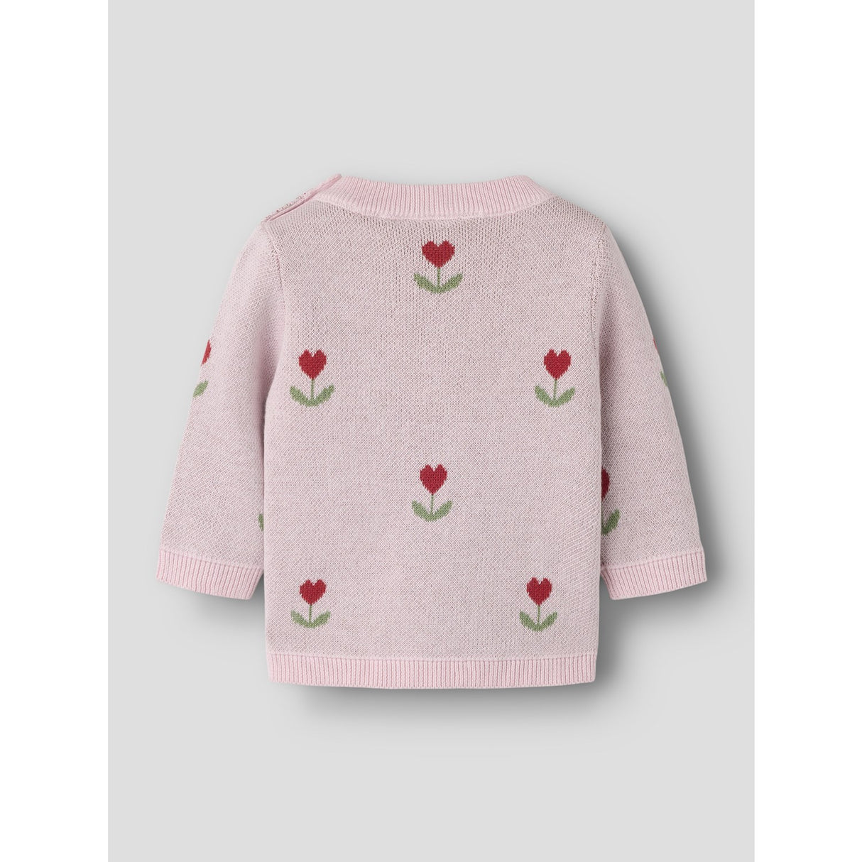 Name It Parfait Pink Nbfnela Ls Strikk Topp