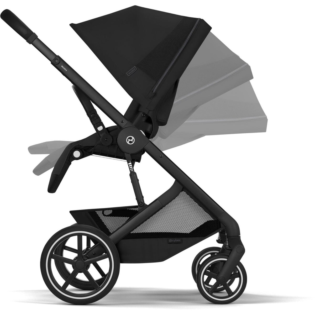 Cybex Moon Black Balios S Lux Blk Inklusiv Foldbar Cot