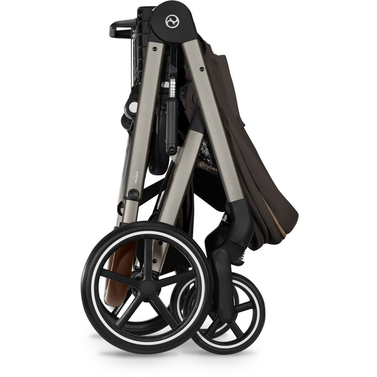 Cybex Chocolate Brown Balios S Lux Tpe Inklusiv Foldbar Cot