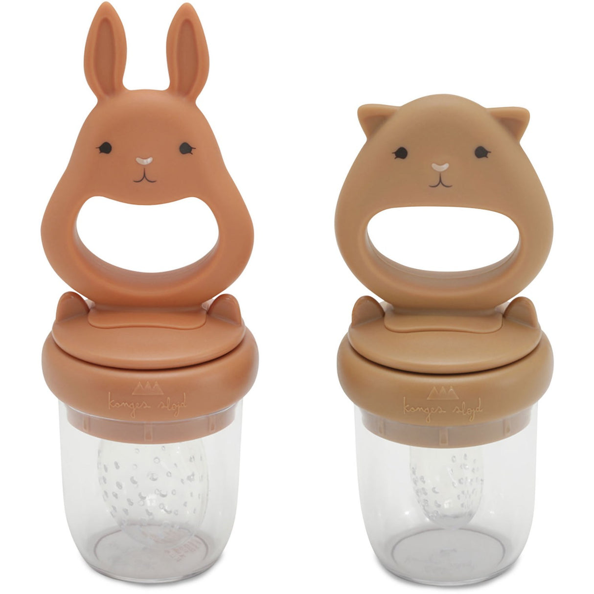 Konges Sløjd Almond/Terracotta Silikon Fruit Feeding Smokk