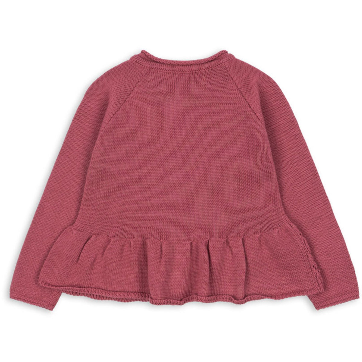 Konges Sløjd Deco Rose Cabby Frill Cardigan Gots