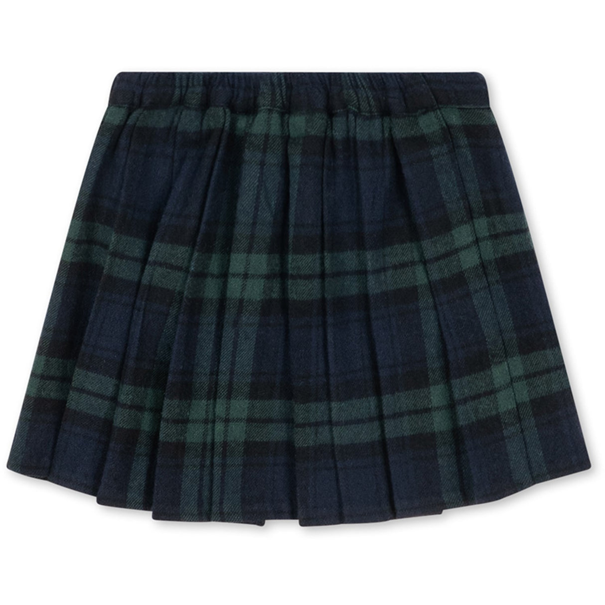 Konges Sløjd Green Check Checky Pleat Skjørt Gots