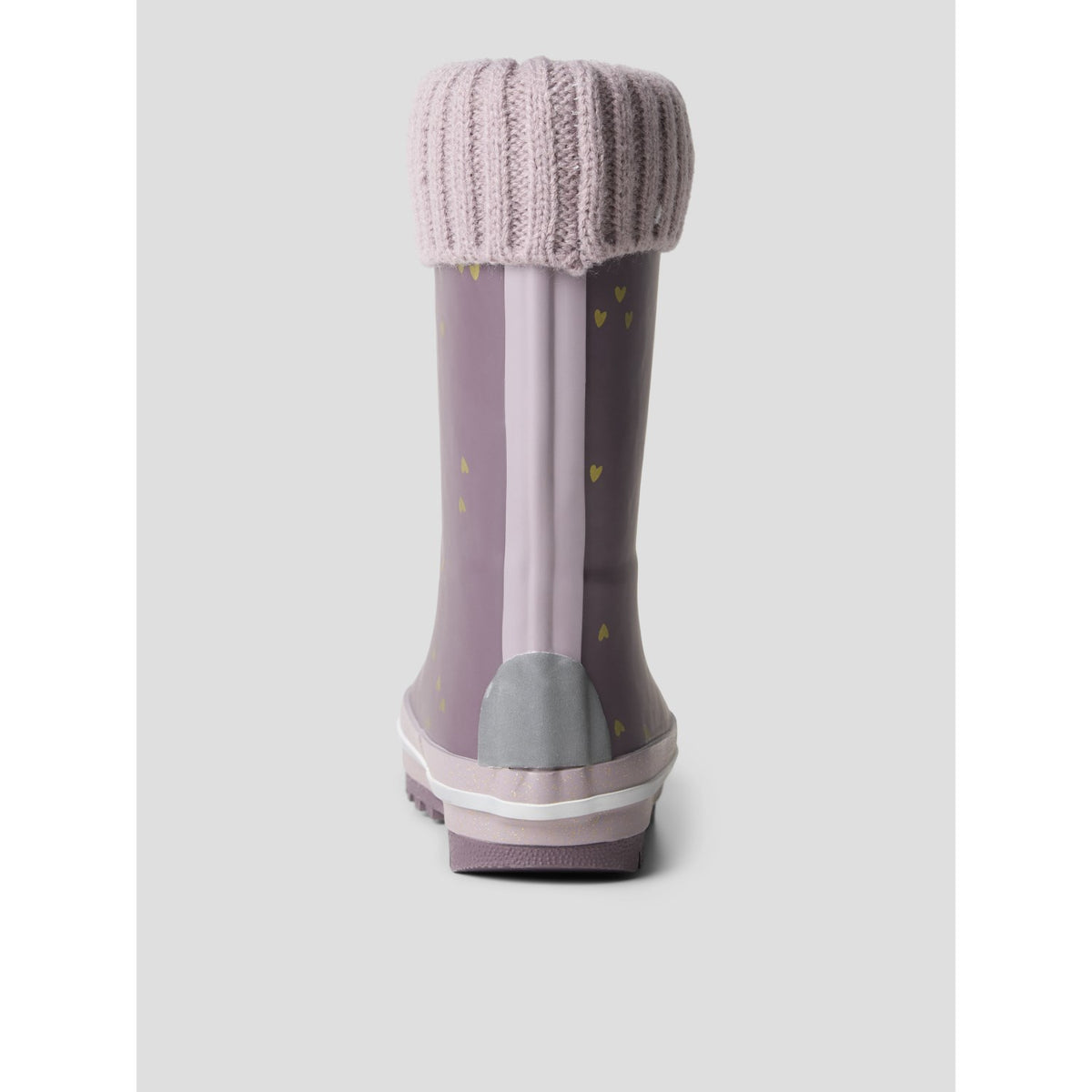 Name It Flint Gold Heart Nmfnoa Thermo Rubberboot Strikk Heart Noos