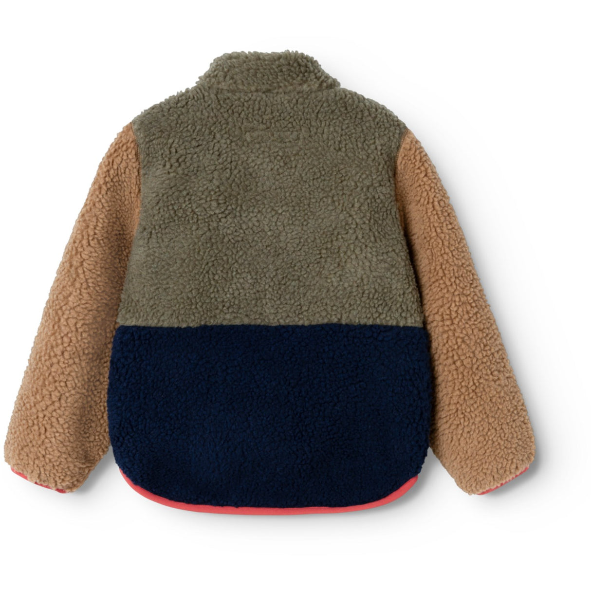 LIEWOOD Army Brown Multi Mix Nolan Pile Jakke