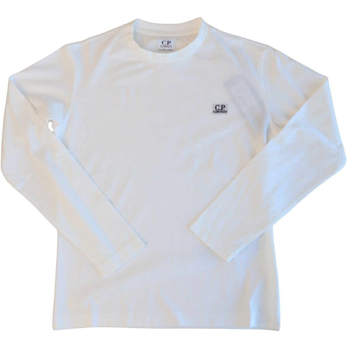 C.P. Company Gauze White Long Ermer T-Shirt