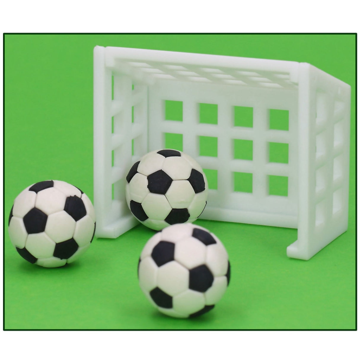 Dino World + Action Football Eraser Sett