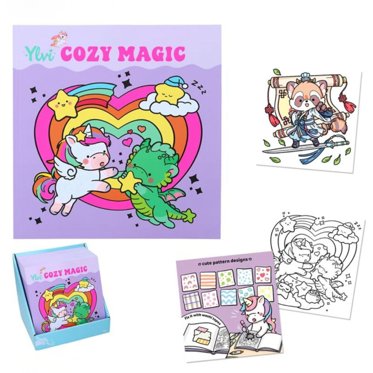 Ylvi COZY Magic Colouring Bok