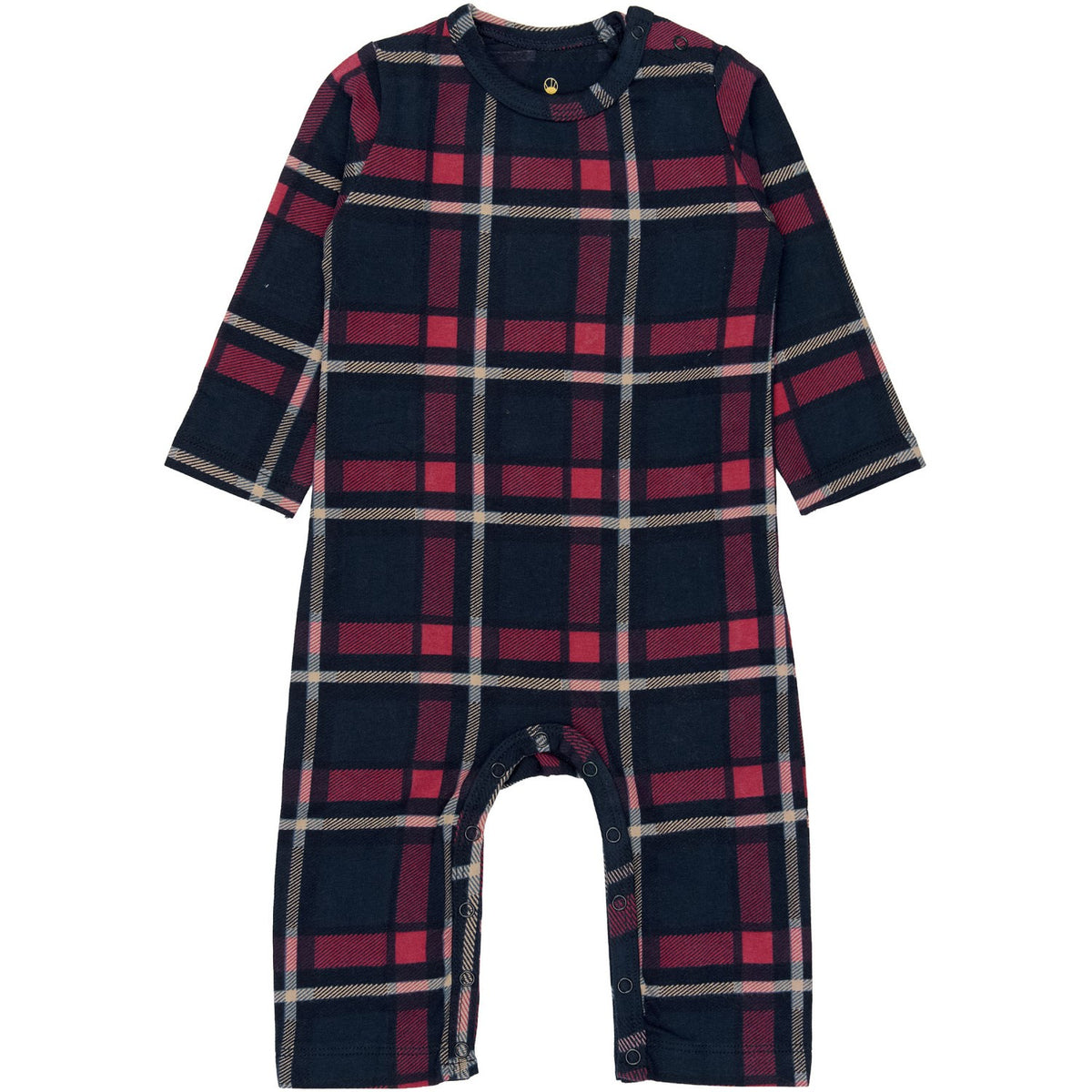 THE NEW Siblings Navy Blazer Check Tnsbholiday Tartan L_S Buksedrakt