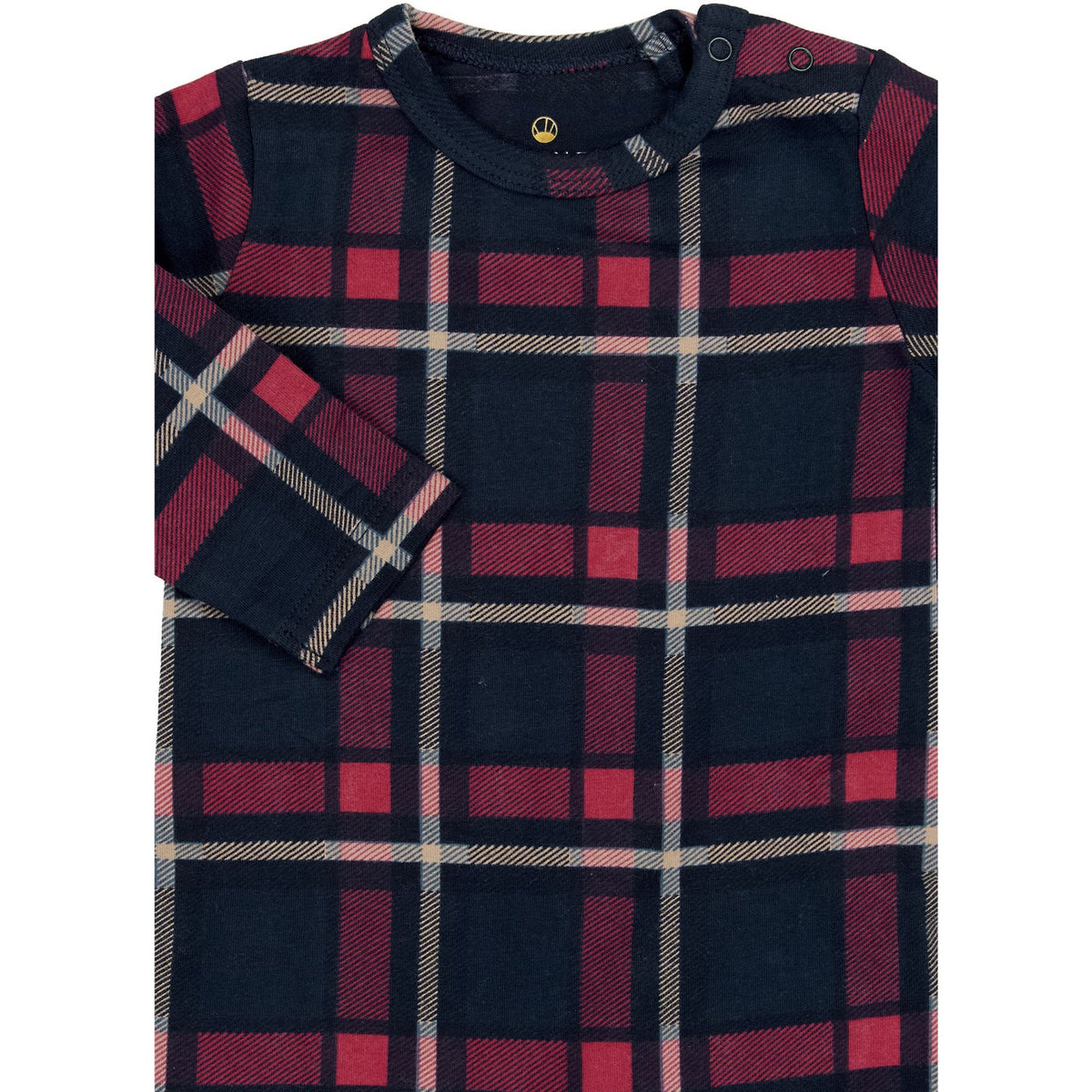 THE NEW Siblings Navy Blazer Check Tnsbholiday Tartan L_S Buksedrakt