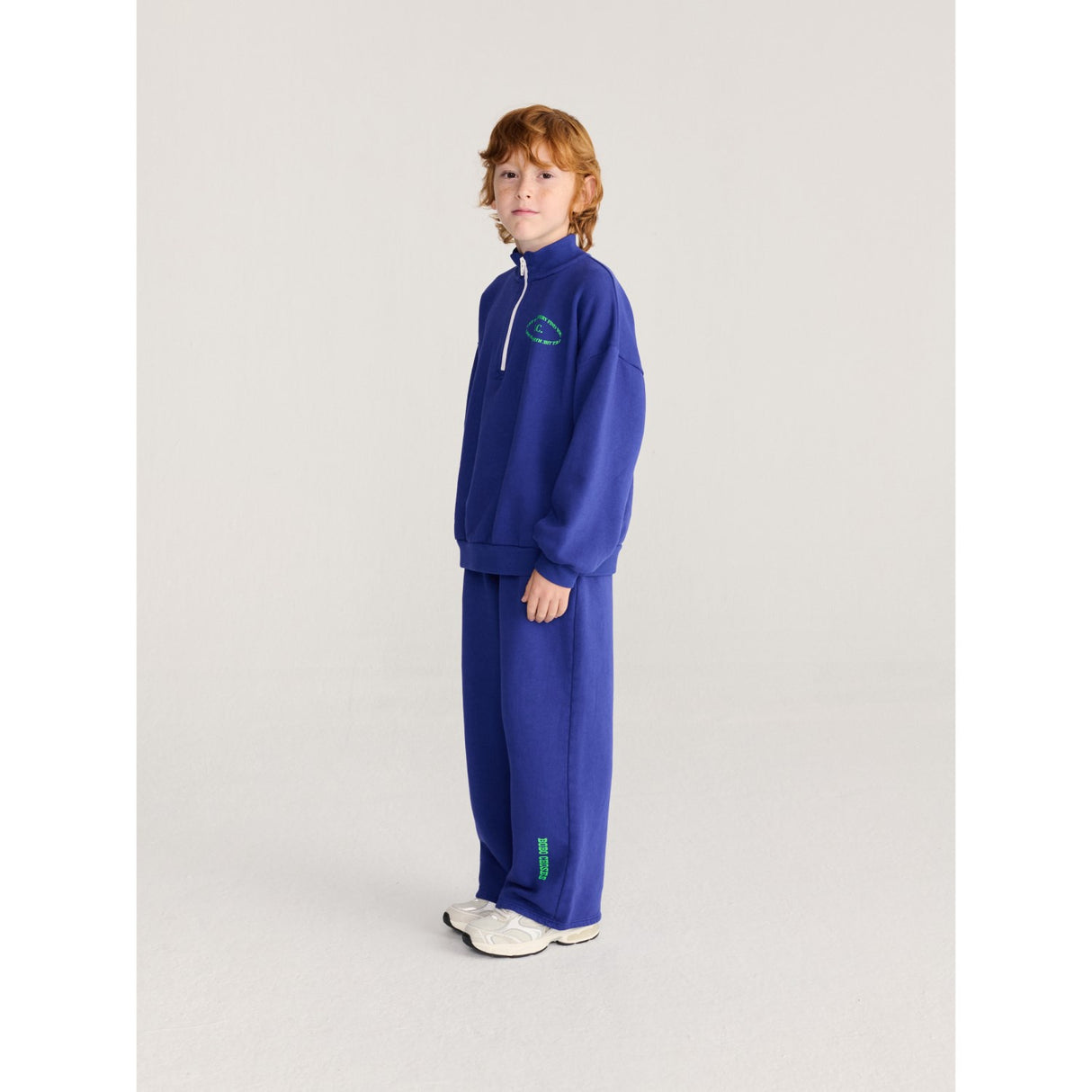 Bobo Choses Navy Blue Mystery Bc Half Zipped Collegegenser