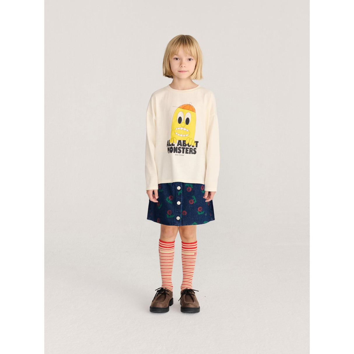 Bobo Choses Offwhite Bigtooth Lemon T-Shirt