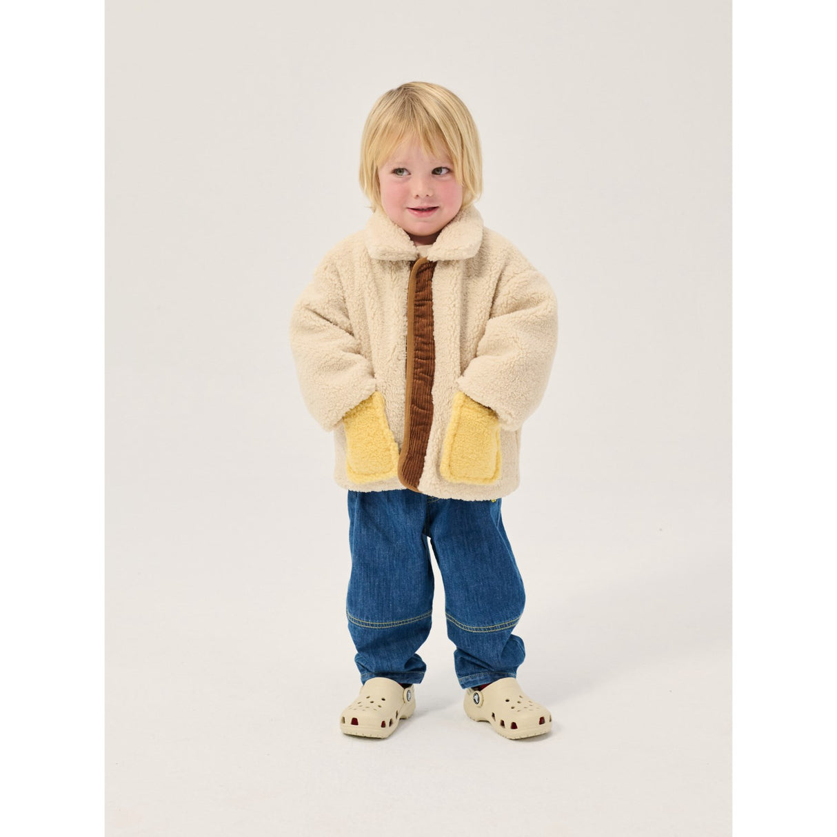 Bobo Choses Midnight Blue Taxi Saurus Tag Denim Bukser