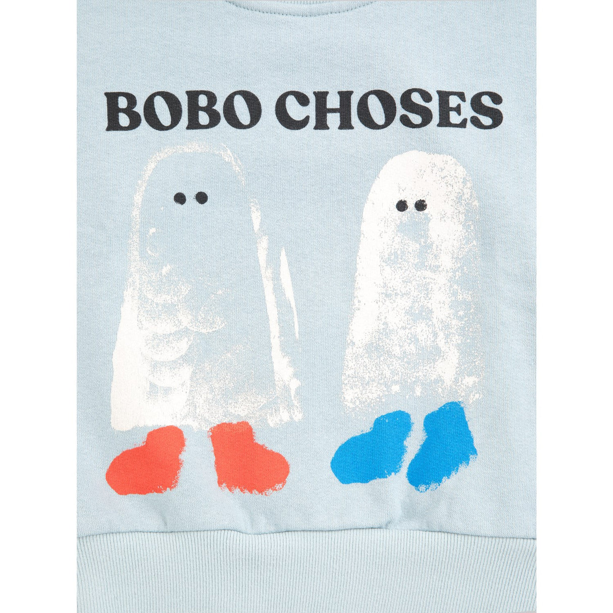 Bobo Choses Light Blue Booty Ghosts Collegegenser