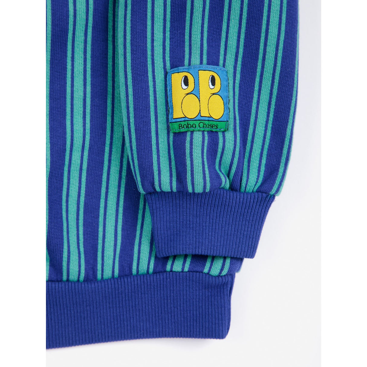 Bobo Choses Blue Booo Bo Choses Tag Stripes Collegegenser