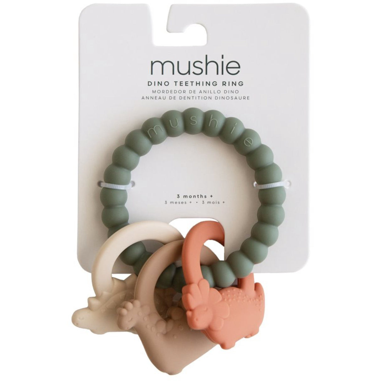 Mushie Dried Thyme Mushie Dino Teething Ring