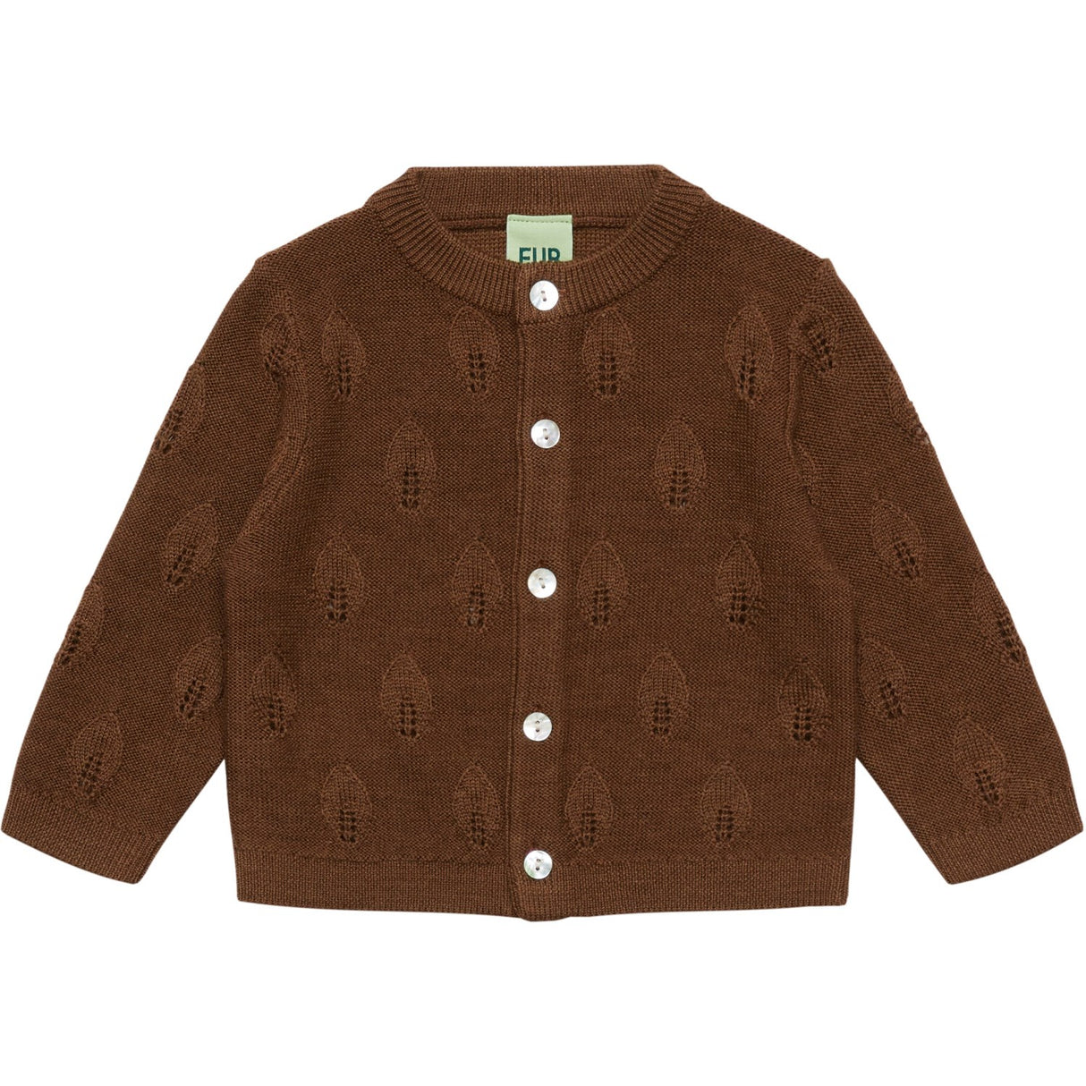 FUB Hazel Melange Baby Leaf Cardigan