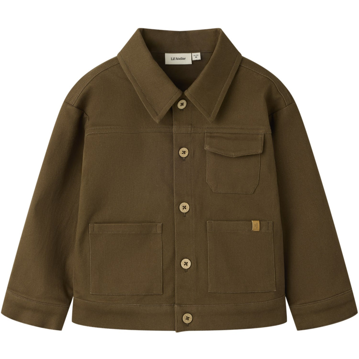 Lil'Atelier Teak Nmmrepa Ls Loose Twi Jakke 6004-Rp Lil