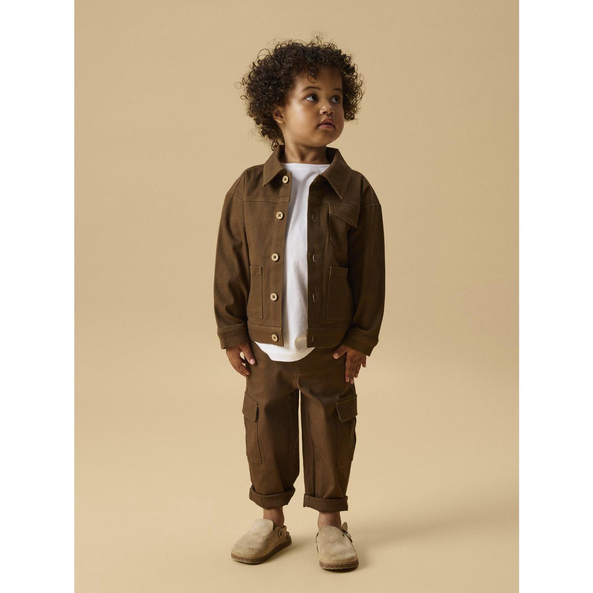 Lil'Atelier Teak Nmmrepa Ls Loose Twi Jakke 6004-Rp Lil