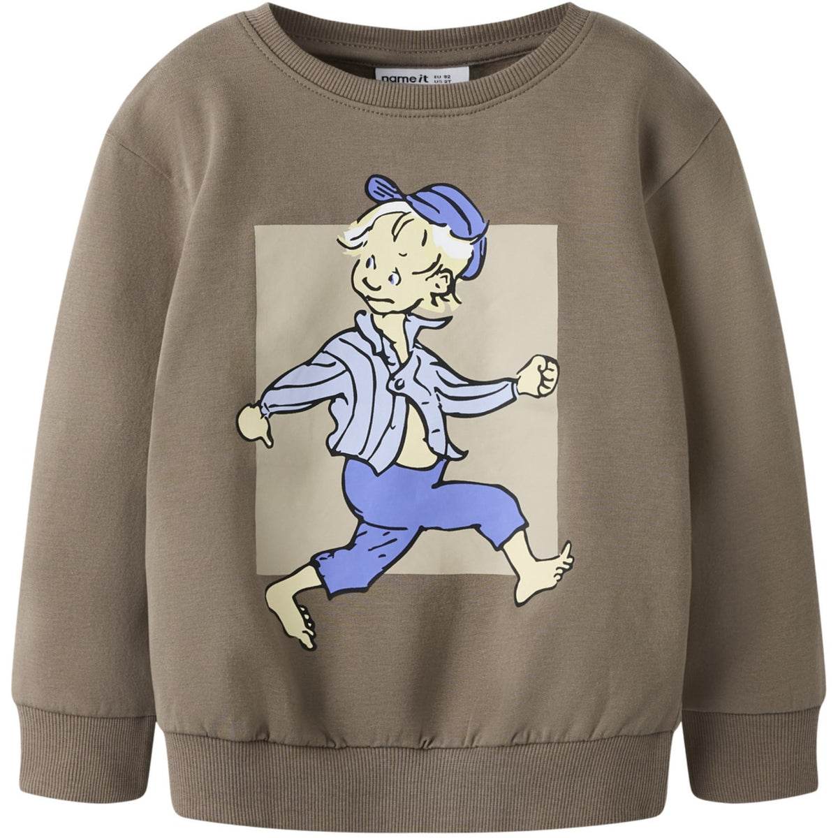 Name It Walnut Nmmole Emil Nreg Sweat Bru Sky