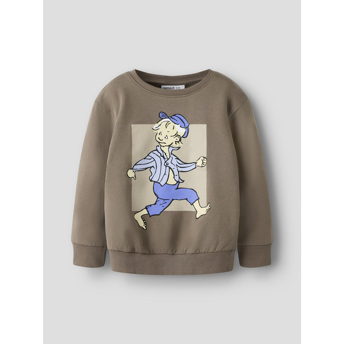 Name It Walnut Nmmole Emil Nreg Sweat Bru Sky