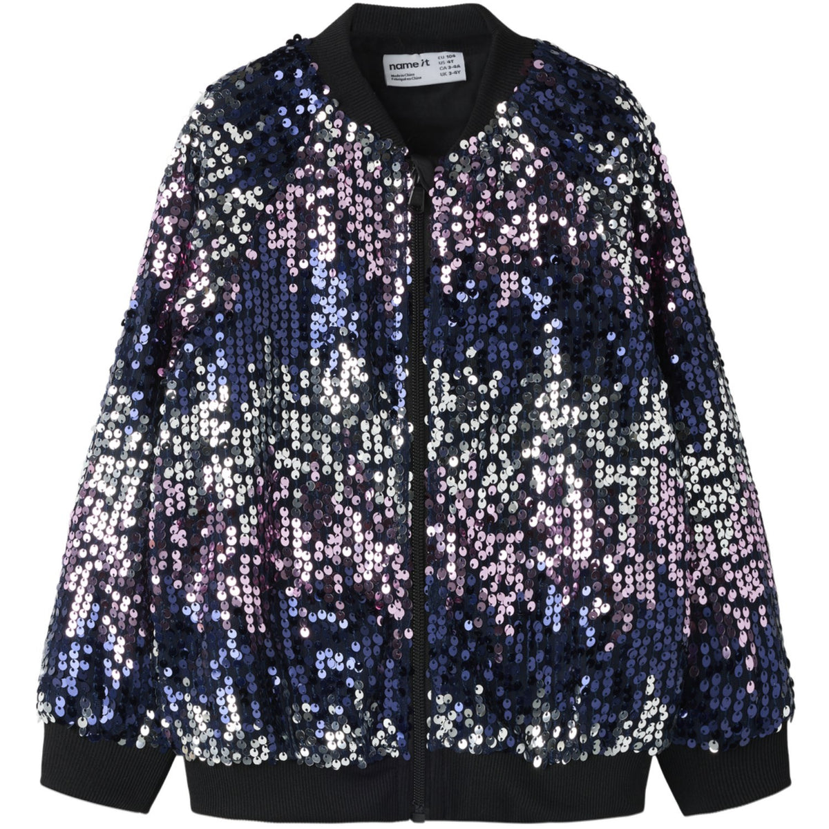 Name It Evening Blue Nmfrory Ls Bomber