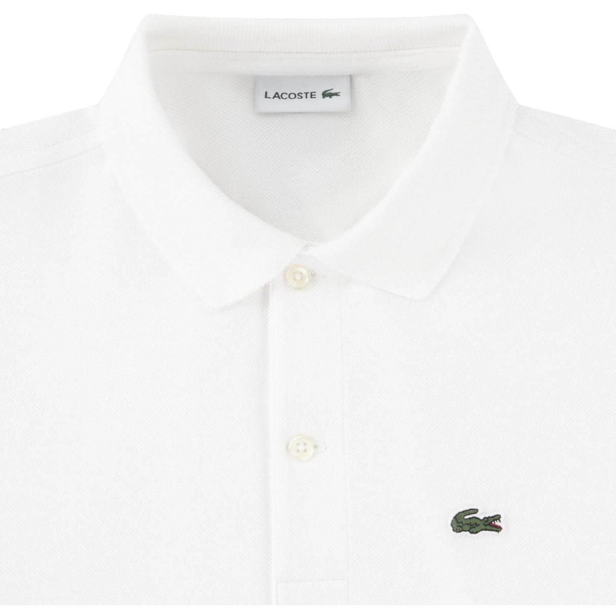 LACOSTE Blanc S/S Pique Polo
