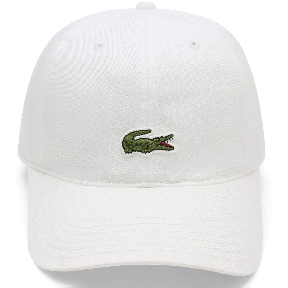 LACOSTE Blanc Core Croc Caps