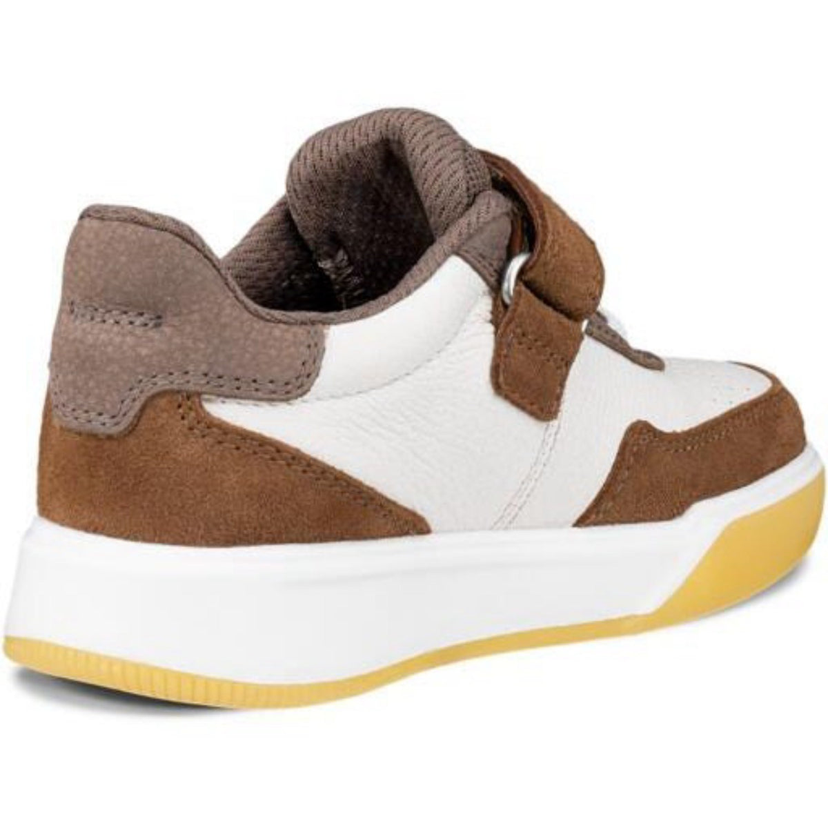 Ecco Camel/White/Marron Street Court K Lær