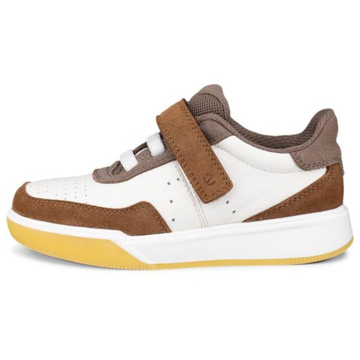 Ecco Camel/White/Marron Street Court K Lær
