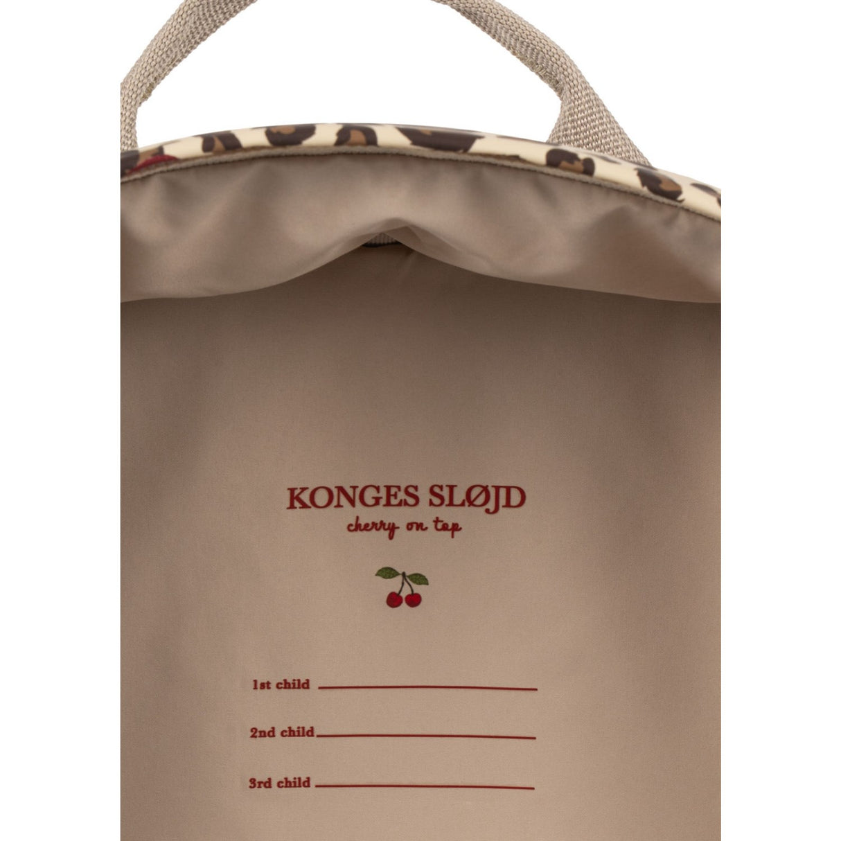 Konges Sløjd Leo Cerise Rainy Rygsekk