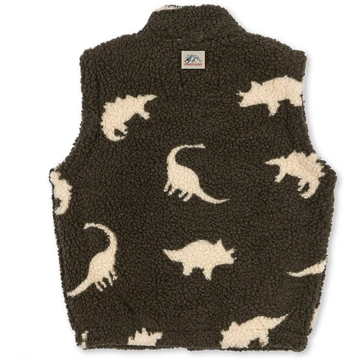 Konges Sløjd Dino Silhouette Jody Teddybjørn Vest Grs