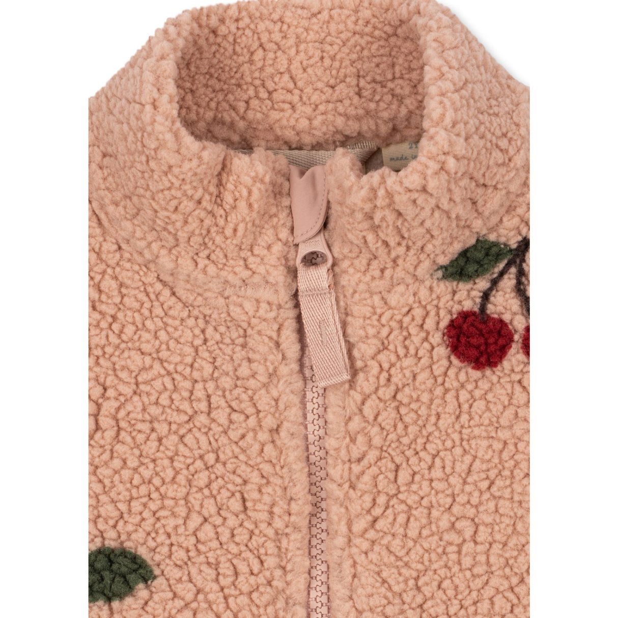 Konges Sløjd Ma Grande Cerise Blush Jody Teddybjørn Jakke Grs
