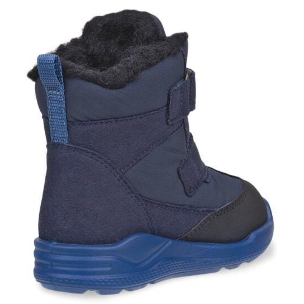 Ecco Black/Night Sky/Federal Blue Urban Mini 2Xvelcro Støvler
