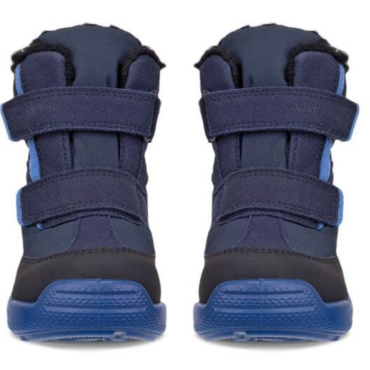 Ecco Black/Night Sky/Federal Blue Urban Mini 2Xvelcro Støvler